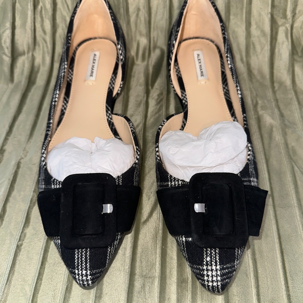 Alex Marie Plaid Loafer, Size 7, Brand New